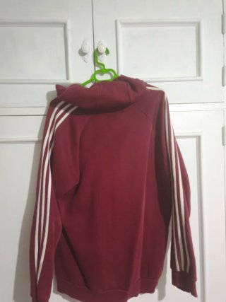 Sudadera Adidas Roja con Logo