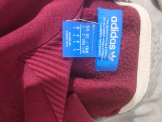 Sudadera Adidas Roja con Logo