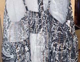 Vestido largo estampado Valdior talla única