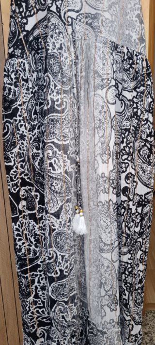 Vestido largo estampado Valdior talla única