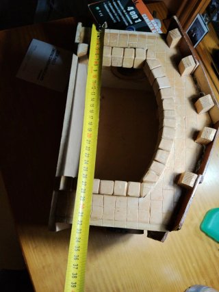 Casita de madera para belén