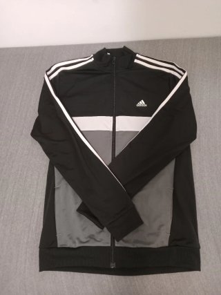 Chándal Adidas 2 piezas negro y gris