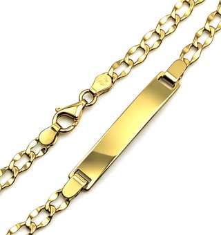Esclava oro 18k - 18.50 cm