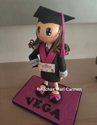 Fofucha personalizada graduación