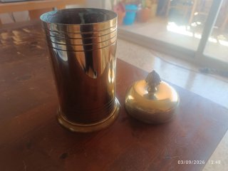 Barattolo Metallico Vintage per Sigari