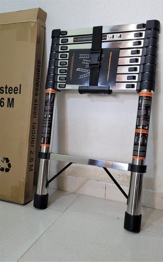 ESCALERA 2.6 M TELESCÓPICA PLEGABLE _