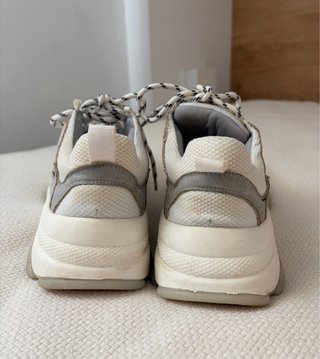 Zapatillas Mim Mujer Gris y Rosa