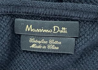 Massimo Dutti Jersey Lana Merino Cuello Redondo