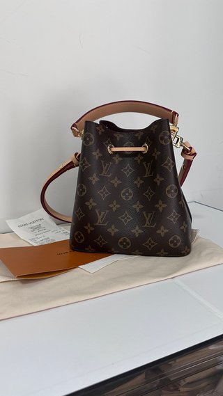 Borsa Louis Vuitton Beige/Marrone