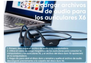 Auriculares Natación IP68 Bluetooth 32GB