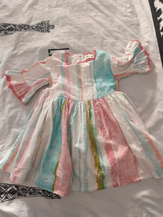 Vestido y braguita fiesta niña( la ormiga)
