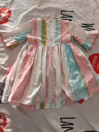 Vestido y braguita fiesta niña( la ormiga)