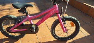 Bici Coluer 16 rosa