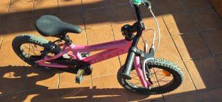 Bici Coluer 16 rosa