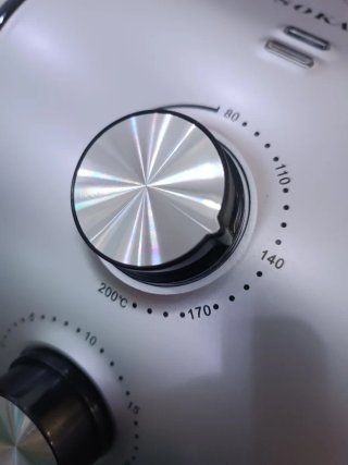 SOKANY Freidora sin aceite 5.0 L con perillas