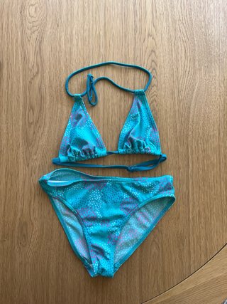 Conjunto 3 bañadores niña y gorro