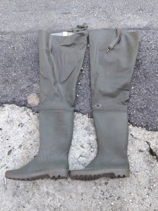 Botas de pesca altas verdes