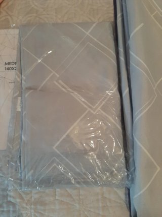 Cortinas Gris 140x260 2 patas