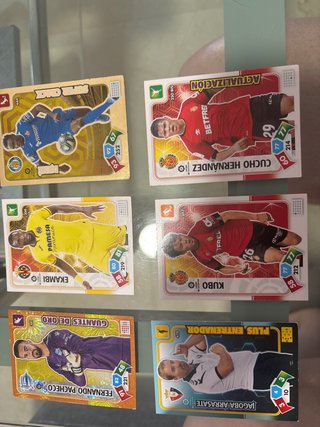 Colección de cromos de fútbol