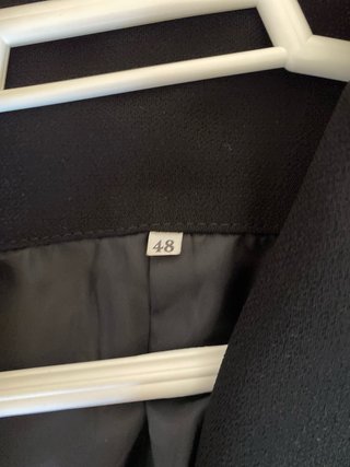 Chaqueta americana negra