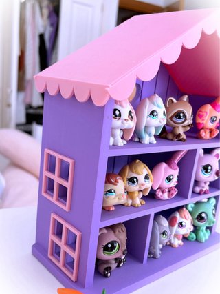 Casa expositora figuras LPS 20 cm x 20 cm