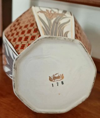 Jarrão Porcelana Fapodel Estilo Imari Vtg 30 cm