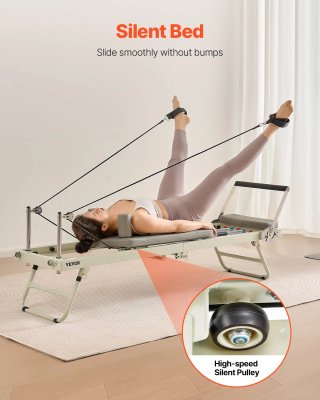 Reformer Pilates Pieghevole per Casa e Palestra
