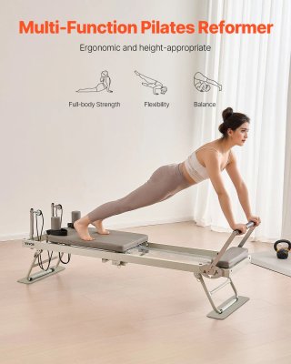 Reformer Pilates Pieghevole per Casa e Palestra