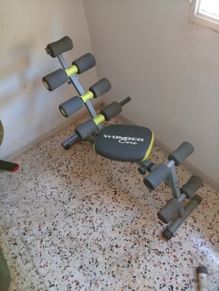 Banco de pesas ISE con barra y discos