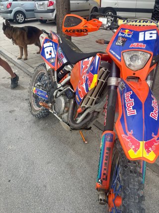 KTM 400cc Enduro/Motocross Azul/Naranja
