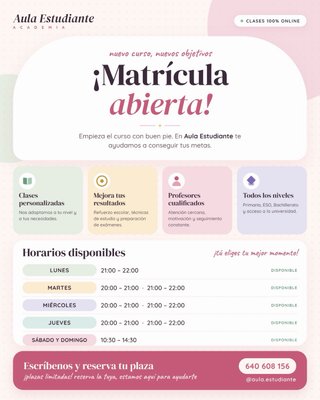 CLASES PARTICULARES ONLINE