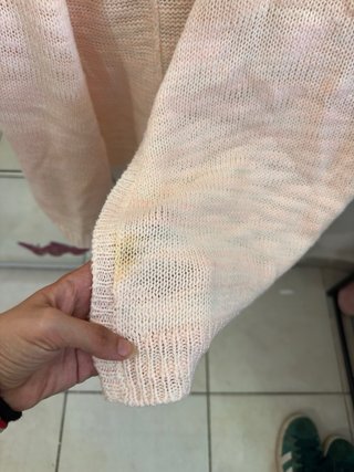 Cardigan rosa taglia unica