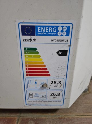 Caldera Pellet Ferlux Hydrolux 28