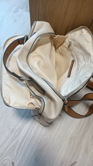 Mochila antirrobo Paco Martínez Beige y Marrón