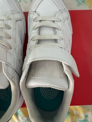 Zapatillas Converse blancas cuero 33.5 unisex