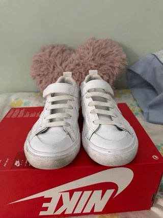 Zapatillas Converse blancas cuero 33.5 unisex