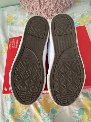 Zapatillas Converse blancas cuero 33.5 unisex