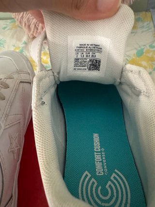Zapatillas Converse blancas cuero 33.5 unisex