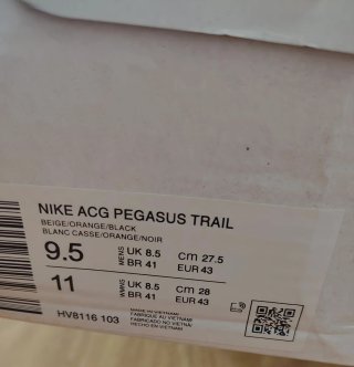 Zapatillas Nike Pegasus Trail. talla 43