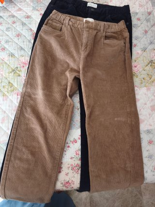 Pantalones UNIT KIDS Talla 15-16 Marrón/Azul