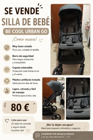 Silla de bebé Be Cool Urban Go