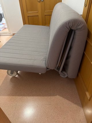 Sofá cama 2 plazas gris