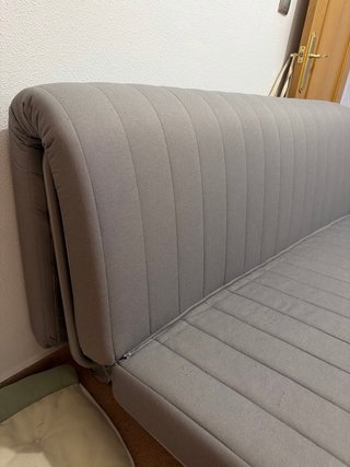 Sofá cama 2 plazas gris