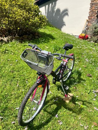 Bicicleta niña BTWIN con cesta