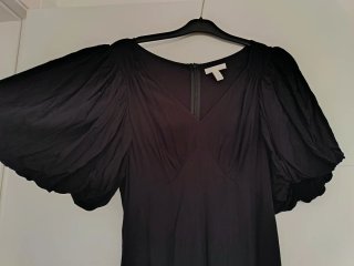 Vestido negro largo