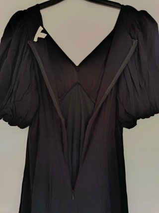 Vestido negro largo