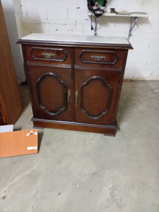Lote Muebles Hogar: Sofá Naranja y Cama