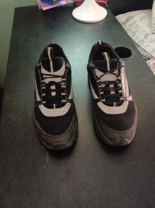 Zapatillas Dior B22 Negras y Blancas