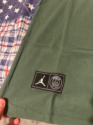 Camiseta Jordan x PSG Verde Original