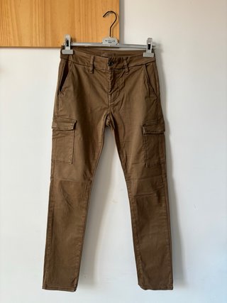 Guess Skinny Cargo Marrón Mujer